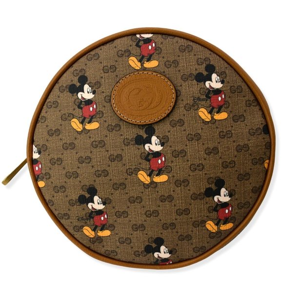 GUCCI  Disney x Mini GG Supreme Round Backpack Bag Beige 603730 - Picture 1 of 11